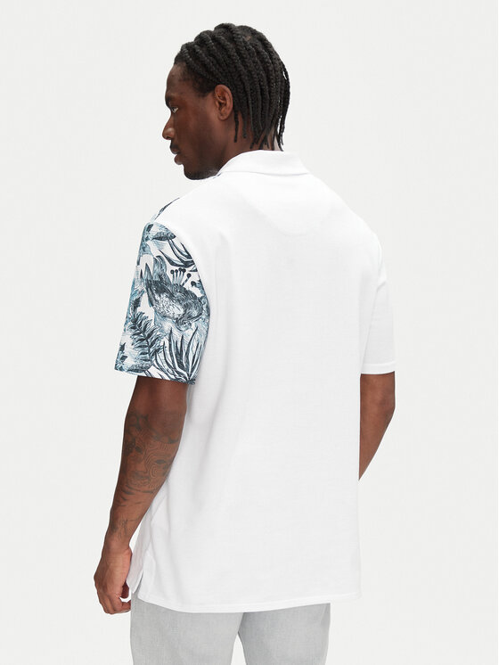 Just Cavalli Just Cavalli Polo marškinėliai 78OAGE15 Mėlyna Regular Fit
