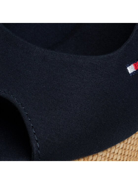 Tommy Hilfiger Tommy Hilfiger Σανδάλια Iconic Elena Sling Back Wedge FW0FW04789 Σκούρο μπλε