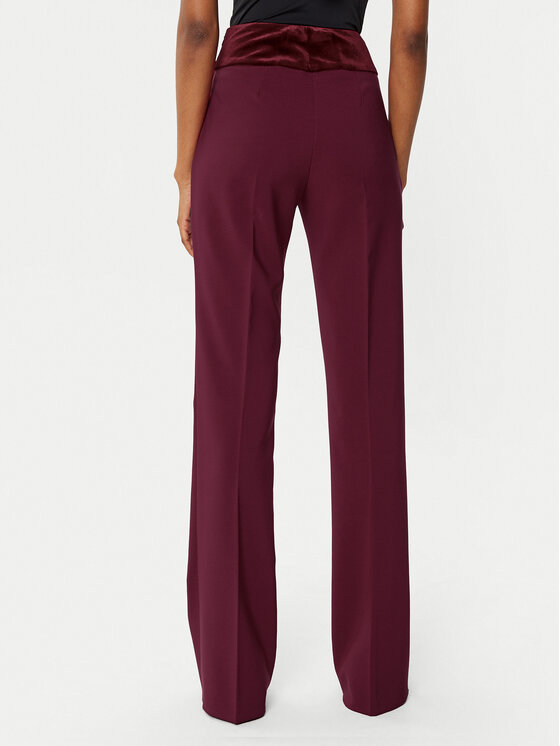 Rinascimento Rinascimento Stoffhose CFC0121874003 Dunkelrot Regular Fit