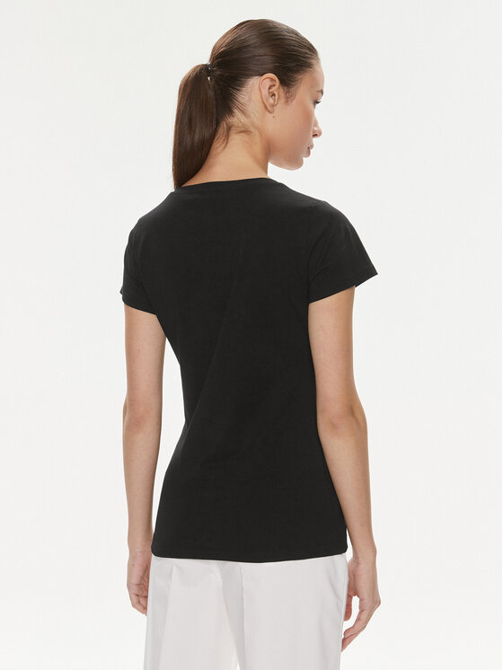 Liu Jo Liu Jo Футболка VA4216 JS923 Чорний Regular Fit