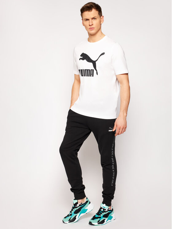 Puma Puma Футболка Classics Logo 530088 Білий Regular Fit