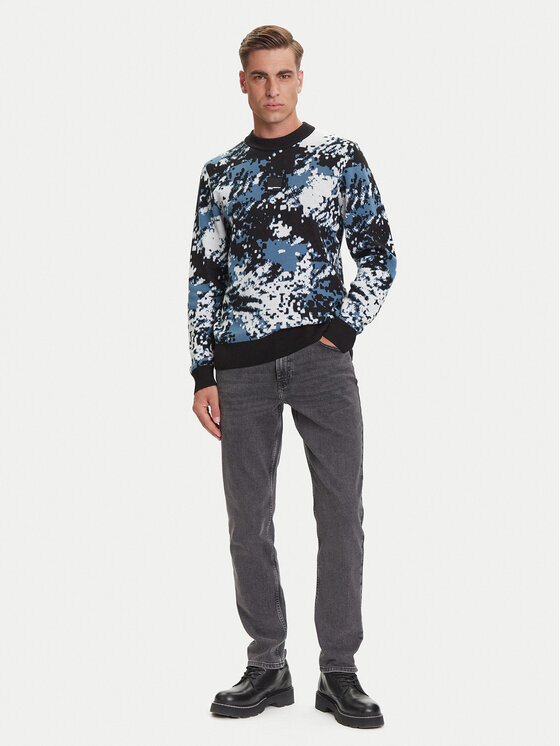 Karl Lagerfeld Jeans Karl Lagerfeld Jeans Sweter A3M18004 Kolorowy Regular Fit