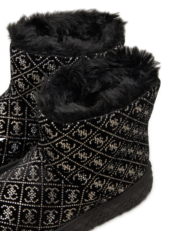 Guess Guess Śniegowce Unitie FLFUTI FAM10 Czarny
