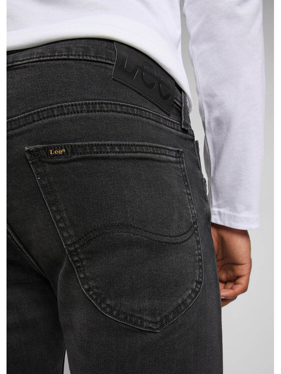 Lee Lee Jeansy DAREN ZIP FLY Czarny Regular Fit