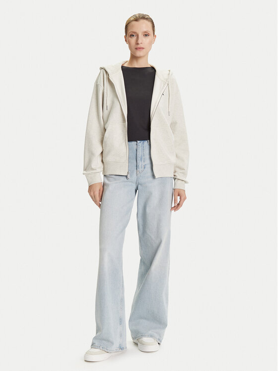Calvin Klein Jeans Calvin Klein Jeans Majica dugih rukava Monologo LV047B270G Bež Regular Fit