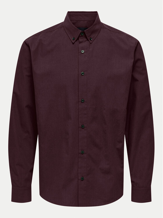 Only & Sons Only & Sons Cămașă Pete 22033255 Vișiniu Regular Fit