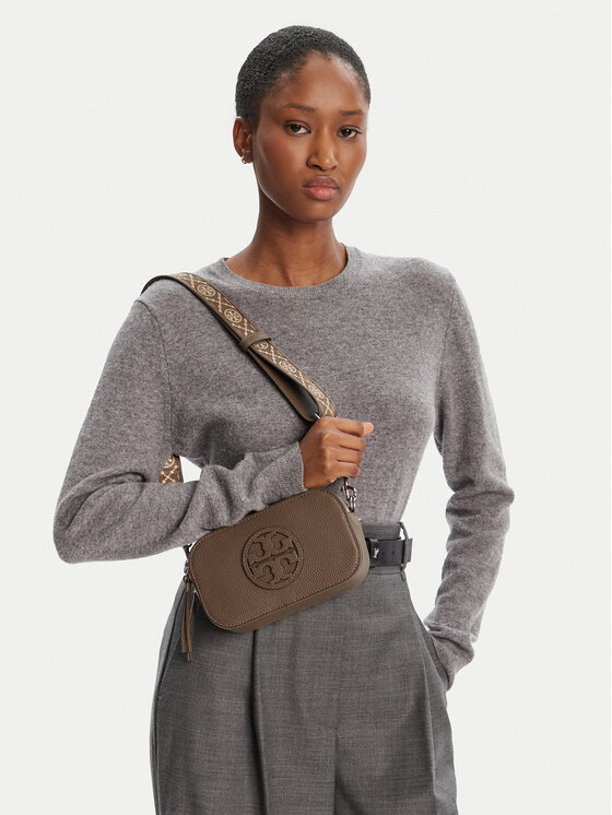 Tory Burch Tory Burch Käekott Mini Miller Crossbody 171955 Pruun