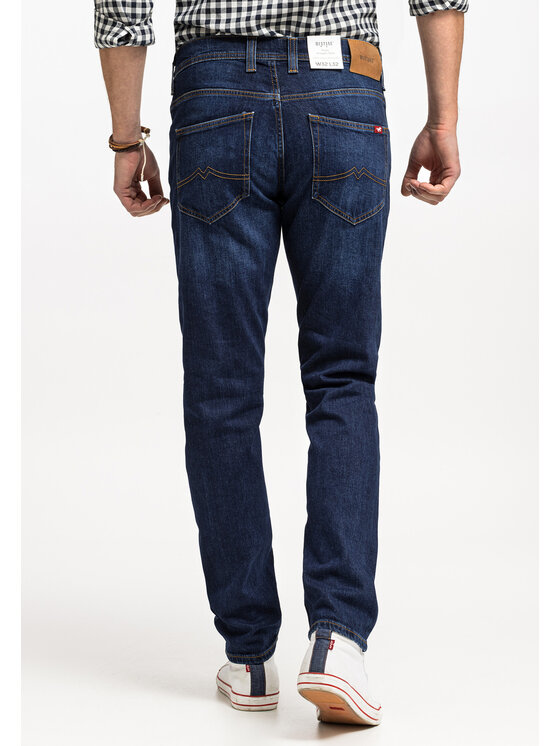 Mustang Mustang Jeansy OREGON SLIM Niebieski Loose Fit