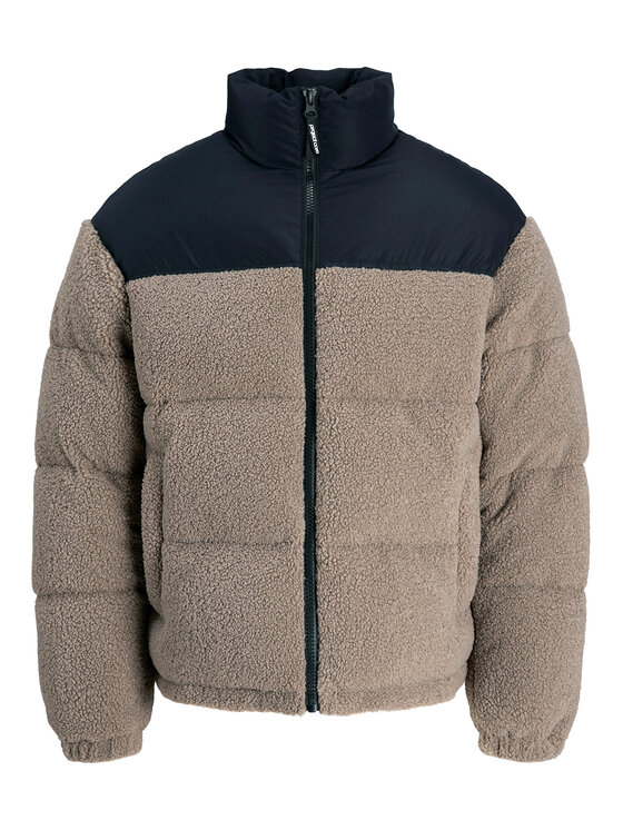 Jack & Jones Jack & Jones Zimné bundy Flare Teddy 12286050 Béžová Regular Fit