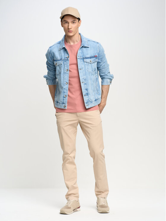BIG STAR BIG STAR Chinosy erhat_805 Beżowy Chino Fit