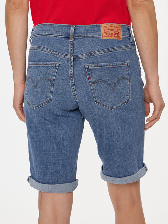 Levi's® Levi's® Džinsiniai šortai Classic 29969-0065 Mėlyna Slim Fit