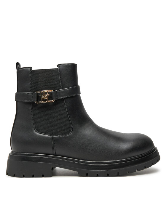 Tommy Hilfiger Tommy Hilfiger Čizme Chelsea Boot T3A5-33572-1351 S Crna