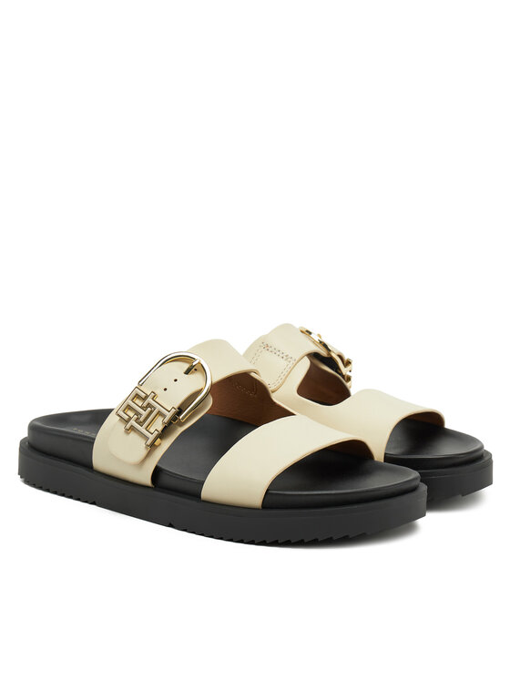 Tommy Hilfiger Tommy Hilfiger Шльопанці FW0FW08512 Écru