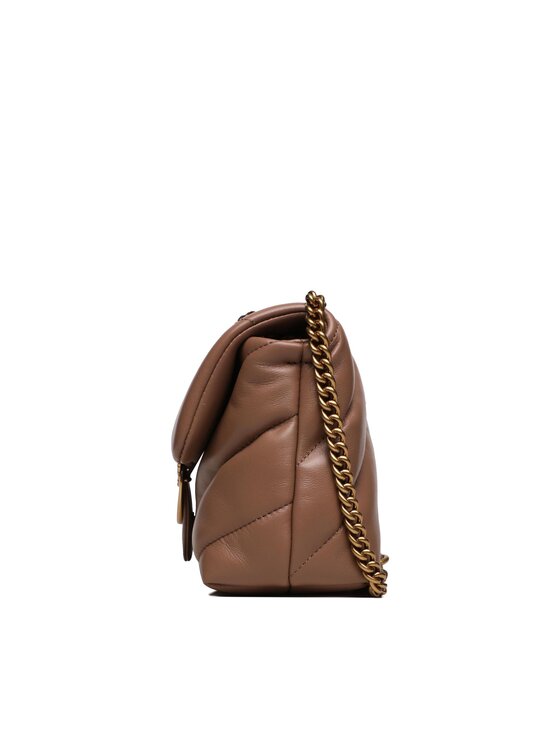 PINKO PINKO Дамска чанта Love Mini Puff Cl AI 23-24 PLTT 100039 A0F2 Бежов