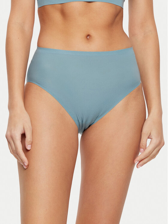 Chantelle Klasické nohavičky s vysokým pásom Soft Stretch C106C7 Sivá