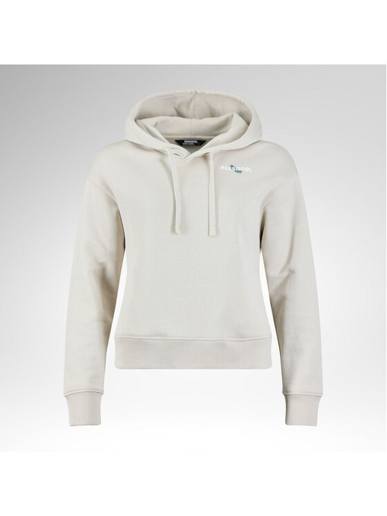 Rossignol Rossignol Bluza W Waterfall Relax Hoodie Srebrny Relaxed Fit