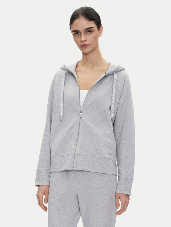 DKNY Sport Mikina DP5J9510 Sivá Relaxed Fit