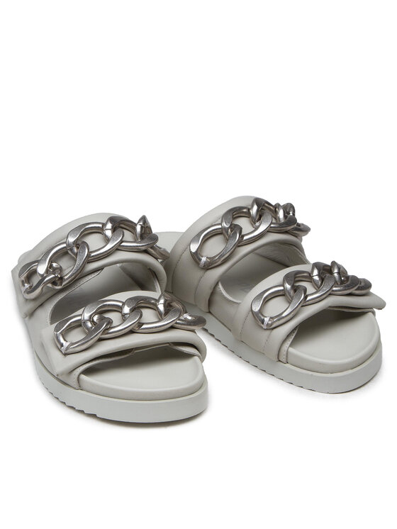 Patrizia Pepe Patrizia Pepe Klapki 8X0030/L026-S636 Szary