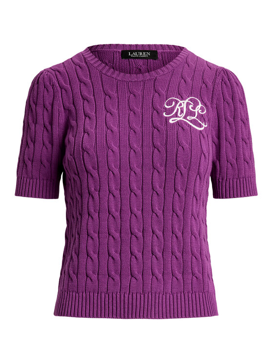 LAUREN RALPH LAUREN LAUREN RALPH LAUREN Sveter 200976989002 Fialová Slim Fit