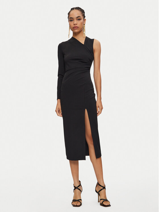 Rinascimento Rinascimento Rochie cocktail CFC0119877003 Negru Regular Fit