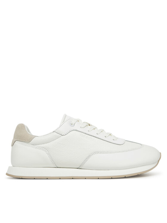 Calvin Klein Calvin Klein Sneakers Low Top Lace Up Tmbl Lth HM0HM01804 Alb