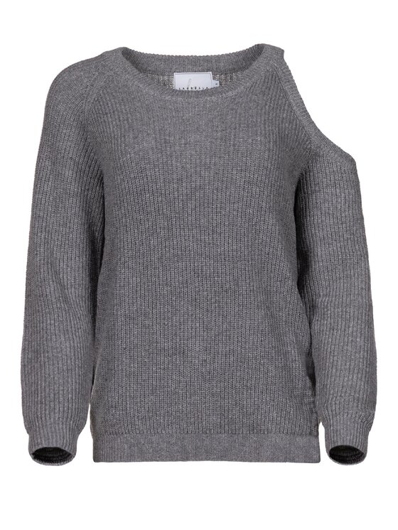 LAURELLA LAURELLA Sweter 6TU026 Szary Regular Fit