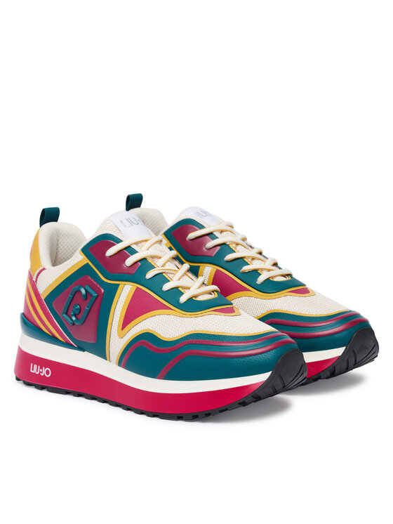 Liu Jo Liu Jo Sneakersy Maxi Wonder Tech 01 BA6021 TX519 Zelená