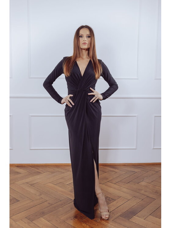 Aurora Aurora Sukienka koktajlowa Brigette Czarny Curvy Fit