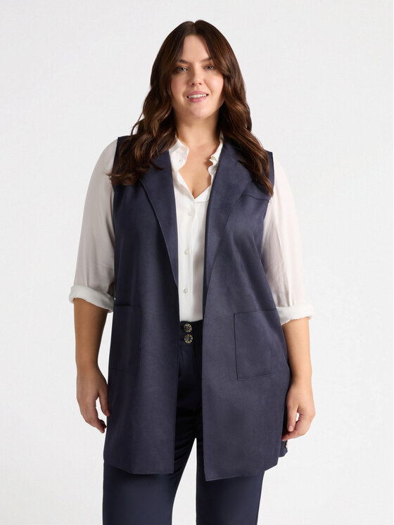 Fiorella Rubino Fiorella Rubino Płaszcz L051L000063N034 Niebieski Regular Fit