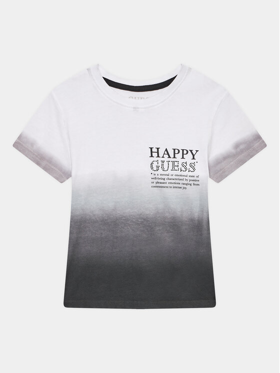 Guess T-shirt J3YI37 K8HM4 Crna Boxy Fit