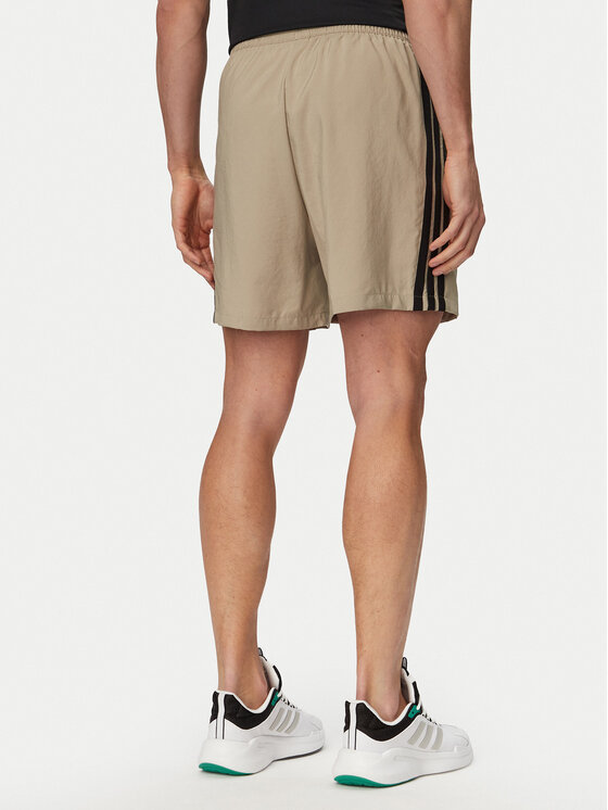 adidas adidas Športové kraťasy Essentials 3-Stripes Chelsea KD4889 Zelená Regular Fit