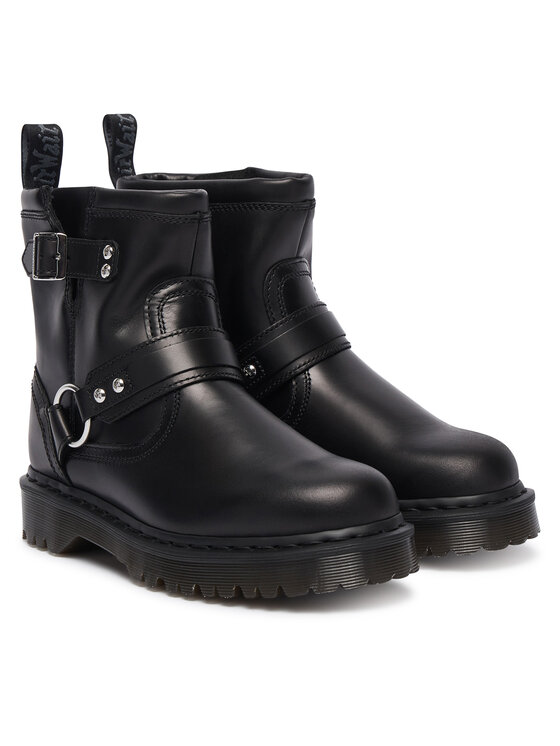 Dr. Martens Dr. Martens Polokozačky Anistone HRNS Black Orleans DM42583001 Černá