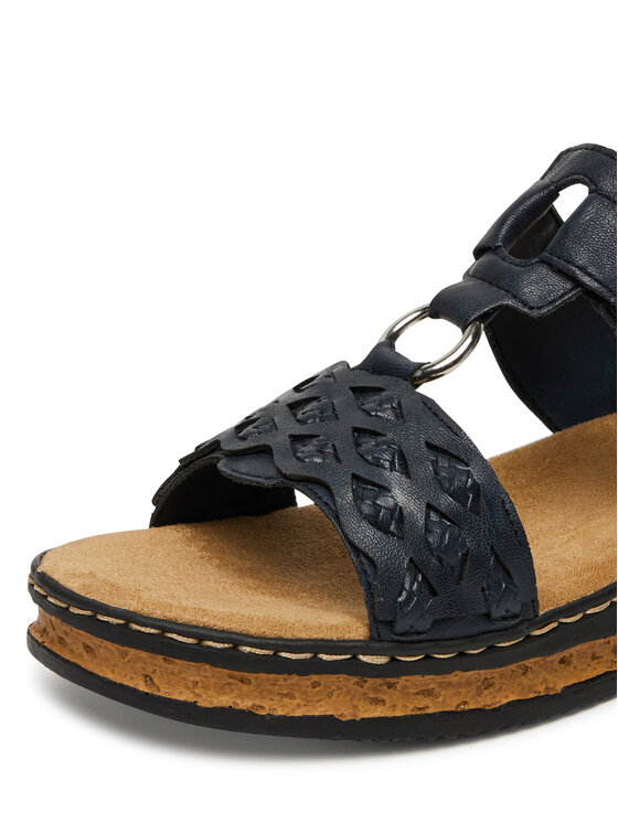Rieker Rieker Ciabatte 629K9-14 Blu scuro