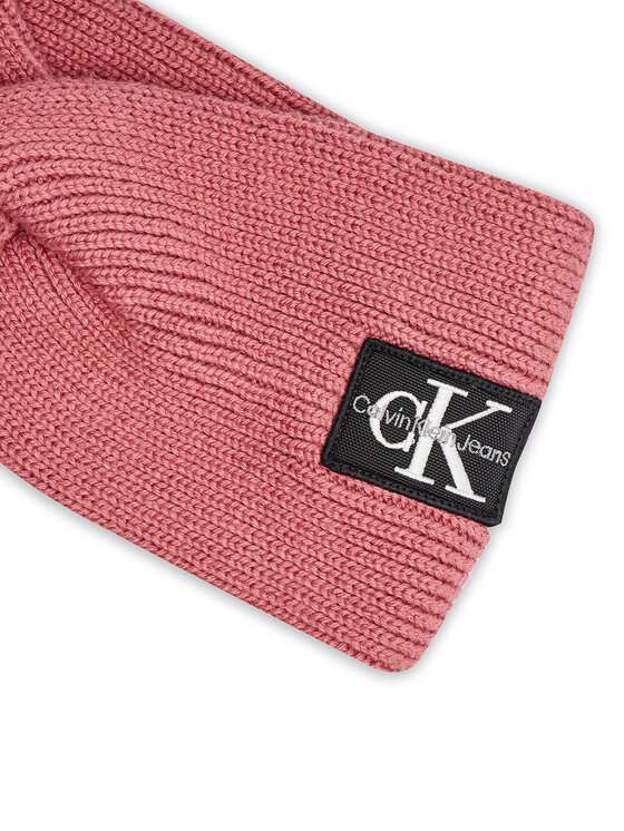 Calvin Klein Calvin Klein Textilná čelenka Mono Logo Patch K60K612660 Ružová