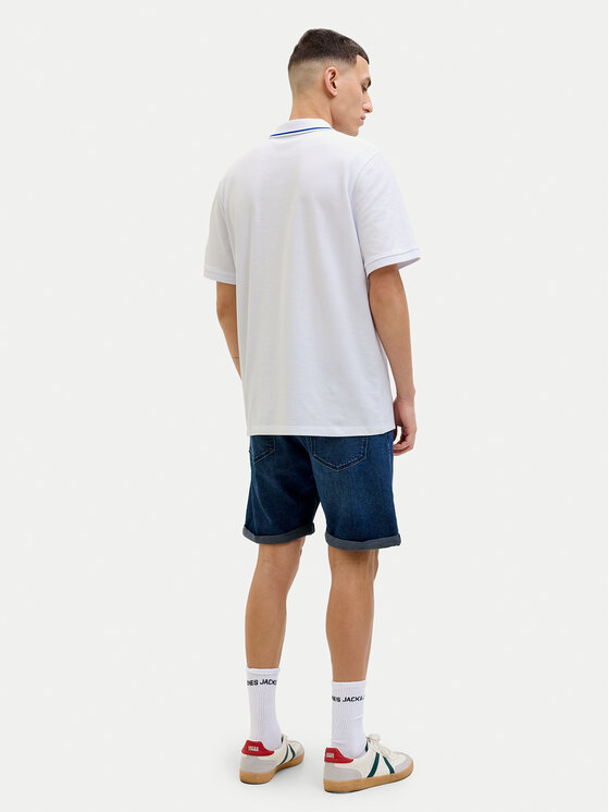 Jack & Jones Jack & Jones Polo Hudson 12269238 Biały Regular Fit