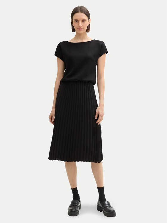 Tom Tailor Tom Tailor Haljina za svaki dan 1043883 Crna Regular Fit