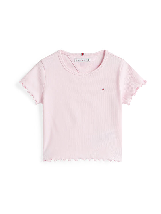 Tommy Hilfiger Tommy Hilfiger Tričko Essential KG0KG08590 Ružová Regular Fit