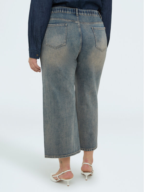 Fiorella Rubino Fiorella Rubino Jeansy P498T005253N004 Niebieski Boxy Fit