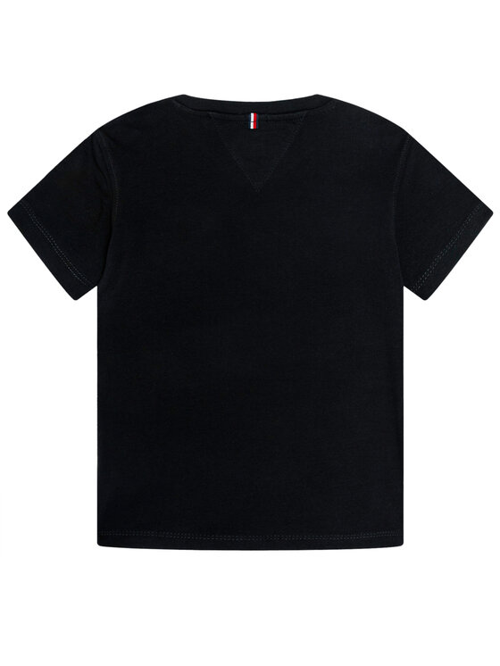 Tommy Hilfiger Tommy Hilfiger Тишърт KB0KB04142 S Черен Regular Fit