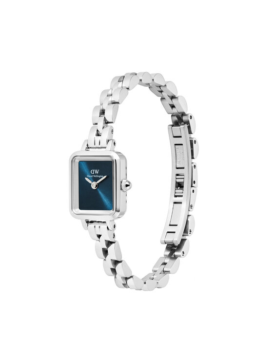 Daniel Wellington Daniel Wellington Zegarek Quadro Mini Reflection DW00100846 Srebrny