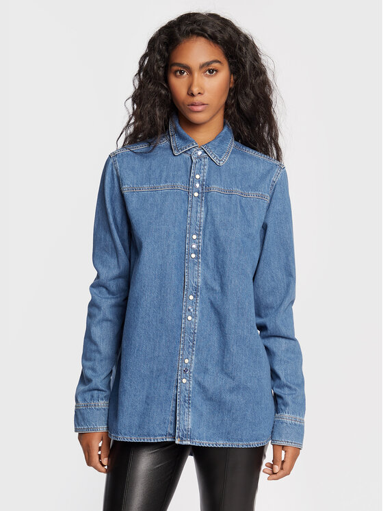 дънкова риза Pepe Jeans