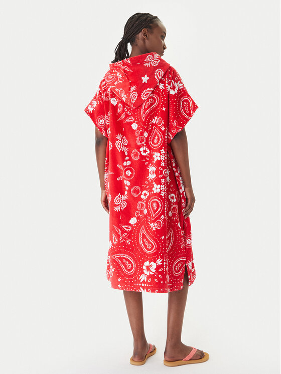 Roxy Roxy Poncho Stay Magical ERJAA04433 Rosso Regular Fit