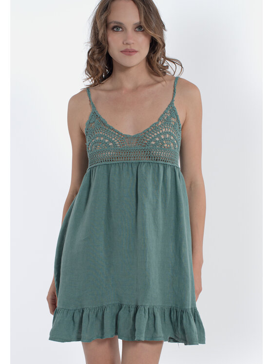 ACANFORA ACANFORA Vestito 2938-OTT Verde Regular Fit