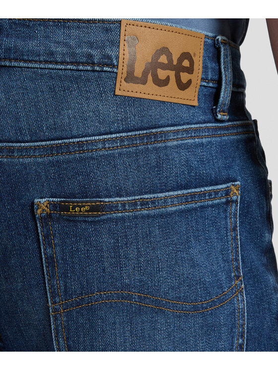 Lee Lee Jeansy 112386493 Niebieski Straight Leg