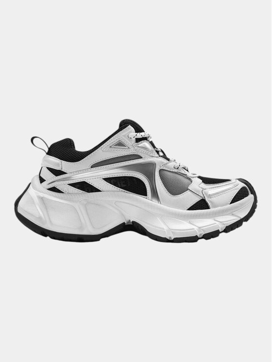 MADE BY SOCIETY MADE BY SOCIETY Sneakersy MBS 01 Neutral Black W - I15929 Biały