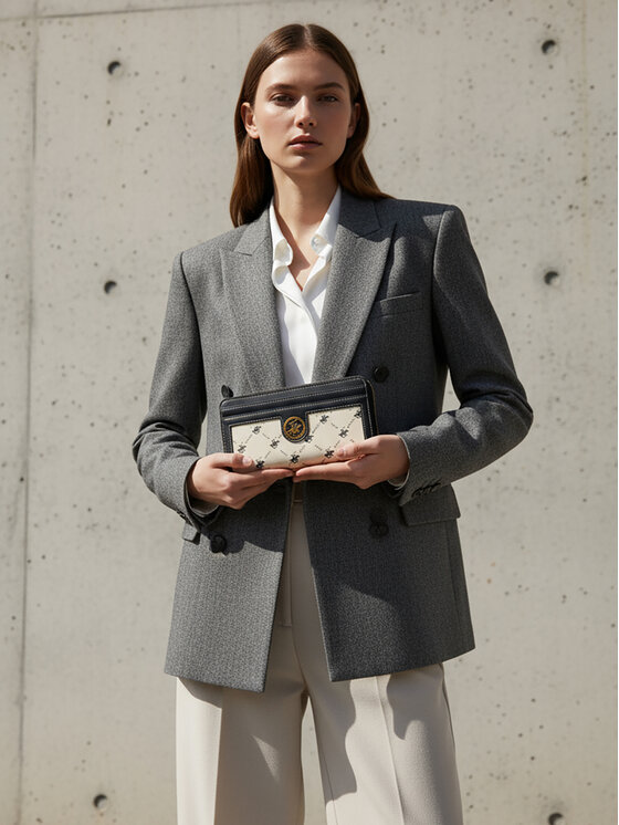 Beverly Hills Polo Club Beverly Hills Polo Club Πορτοφόλι CEO-BHPC-W1-001-AW25 Εκρού
