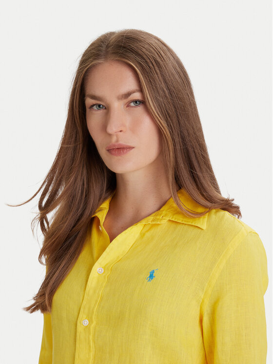 Polo Ralph Lauren Polo Ralph Lauren Košeľa 211970730 Žltá Classic Fit