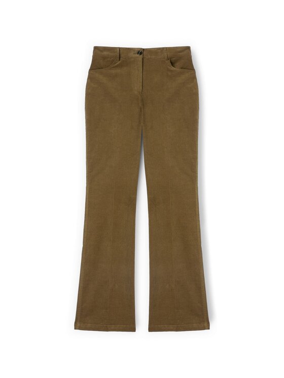 Motivi Motivi Pantaloni di tessuto P749Q004227N035 Verde Flare Fit