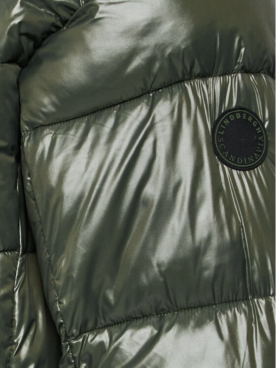 Lindbergh Lindbergh Зимно яке 30-301110 Зелен Relaxed Fit
