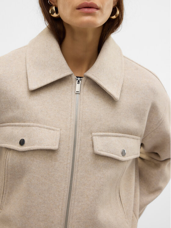 Vero Moda Vero Moda Átmeneti kabát Fortune 10321977 Bézs Regular Fit